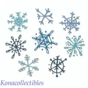 Tim Holtz Scribbly SNOWFLAKES Thin Die Unbranded 665582