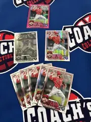 2023 Topps Chrome Michael Stefanic Pink Refractor /399 #138 + Negative + Base
