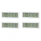 4X Big Digital Countdown Days Timer Clock - 999 Days Count Down Clock Timer9386