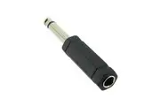 6.35mm 1/4-Inch Stereo Jack Socket to 6.35mm 1/4-Inch Mono Plug Audio Adaptor