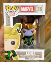 RARE 2014 LOKI FROST GIANT 36 MARVEL Funko Pop Vinyl New in Mint Box + P/P