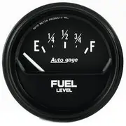 Autometer Auto Gage Fuel Level Gauge Electric - 0 - 90 Ohm, 2 5/8 Inch, AU2316
