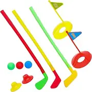 ERINGOGO 1 Set Golf Set Outdoor Sports Game for Fun Golf Rods for Early Education Promote Physical Activity Coordination for Parent Playtime