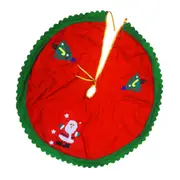 Christmas Tree Skirt Base Floor Mat Cover Xmas Party Home Decoration Plush 90cm