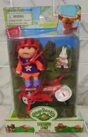 Vintage 1995 Cabbage Patch Kids Biking Fun Melonie Miniature Doll W/ Bike NEW