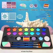 Mermaid Face Painting Kit for Kids & Adults. Face Painting Kit for Kids