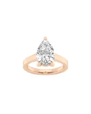 Lab Grown Diamonds 14K Rose Gold 3.00 ct. tw. Lab-Grown Diamond Solitaire Engagement Ring