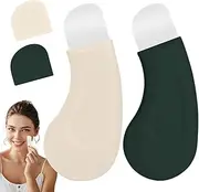 HAZMA Blackhead Remover, Silicone Skinpore Scrubber, Blackhead Nose Removal, Skin Scrubber for Nose Skin (Yellow, Green) Pack of 2