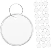 HAPINARY 60pcs Blank Round Paper Key Tags with Rings Writable Dual Sided Labels for Organizing Keys Luggage and Jewelry Aluminum Design for Easy Identification