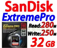 在飛比找Yahoo!奇摩拍賣優惠-讀取280M/s SanDisk 記憶卡 32G Extre