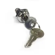 Gibraltar Mailboxes LOCKST08 Metal Silver Mailbox Lock Replacement Kit with Keys