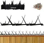 Metal Anti Climb Spikes for Fences and Walls, Effectively Avoided Invaders Climbing Attempts.(Size 178 inches)
