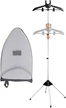 Folding Clothes Steamer Rack - Aluminum Drying Rack for Steamed Clothes, Machine Rack Stand | Adjustable Stand Frame for Hand Steamer, Drying Rack