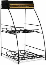 Keurig(R) K-Cup(R) Wire Storage Rack, 17 1/2in.W x 9 1/4in. x 12 1/2in., Black
