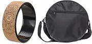 Yoga wheel Back Roller for Back Pain Stretching with Travel Bag