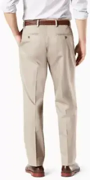 Dockers Mens Pants Size 44x30 Signature Khaki Tan Classic Fit New with Tags