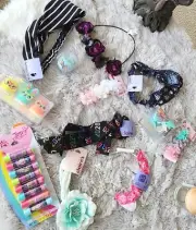 Claire's, JoJo Hair Bows, Head Band , Chapstick, Lip Gloss 31 Piece Lot!
