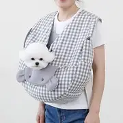 RITOGATO VODDLY Cool Front Bag Color: Gray Check