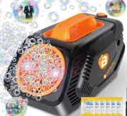 Bubble Machine Automatic Bubble Blower for Party,Speed Adjustable Bubble B17P6