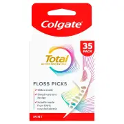 Colgate Floss Picks Total Active Prevention - Mint X 35