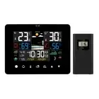 Wireless Weather Station Thermometer Touchscreen Barometer Alarm Clock Tools