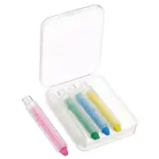 Sidewalk Chalk with Holders, 5pcs Colored Chalk Sidewalk Chalk Holders Dustless