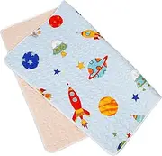 Kisangel Play Mat for Slip Splash Mat Under High Chair Soft Cartoon Activity Floor Protector for Safe Crawling and Play