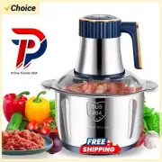 5L Electric Food Processor & Meat Grinder Fruit Blender Vegetable Chopper