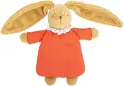 TROUSSELIER - Plush Toy - Bunny Angel Nest - 20 cm High - Organic Cotton - Classic Chic - Ideal Birth Gift - Machine Washable - Colour Orange