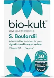 Bio-Kult Bio-Kult S.Boulardii - Saccharomyces boulardii yeast - vitamin D3 – contributes to the immune system, 30 count