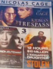 Nicolas Cage, Trespass/Bad Lieutenant/Stolen/Humanity Bureau DVD NEW FREE SHIP