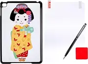 Glow iPad Mini 4 Original Case, Protective Film & Stylus Pen, 3-Piece Set, Maiko A (3573-30)