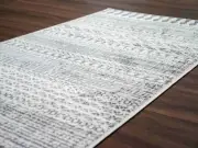 Size: 2'7'' x 7'3'' Runner - Tigri Aztec Ivory & Gray 2311 Area Rug - Clearance