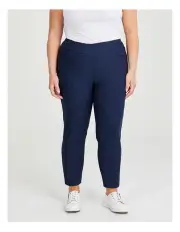 [Taking Shape] Petite Editorial Slim Pant in Dark Indigo