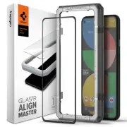 Pixel 5a 5G Screen Protector | Spigen [ Glas.tR Alignmaster FC ] Tempered Glass