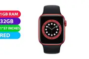 Apple Watch Series 6 (40MM, Red, Cellular) - Refurbished (Excellent)