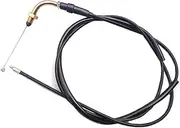 Vuzmode Throttle Cable Accelerator Line, for 50cc 70cc 90cc 110cc 125cc 150cc Motorcycle Scooter Dirt Bike Curved Beam Motorbike Motorbike Clutch Wire Replacement(Black 110cm (Type2))