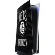 NBA Brooklyn Nets PS5 Console Skin - Brooklyn Nets Black Animal Print