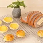 Wear-resistant Baking Cooling Rack Grid Mesh Baking Tray Oil Drain Rack Cake