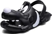 ANYUETE Kids Clogs Boys Girls Cute Cartoon Dog Sandals Slip-On Slippers Slides Shoes(Toddler/Little Kid/Big Kid)