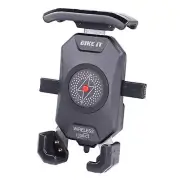 Bike It QI Wireless USB-C Motorcycle Phone Charger Holder Motorbike Cradle