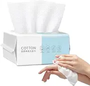 Makeup Remover Dry | disposabble Face Towel | Large disposabble Face Towels | Cotton Makeup Remover Face Dry Wipes | Extra Thick Soft Clean Facial Towels for