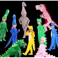 在飛比找蝦皮購物優惠-新款兒童童裝動物卡通霸王龍文憑恐龍cosplay造型表演服裝
