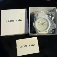 在飛比找蝦皮購物優惠-Lacoste 手錶 全新 白色 正版