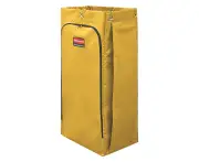 Rubbermaid Commercial High Capacity Cleaning Cart Bag, 128.7l, Yellow, 1966881