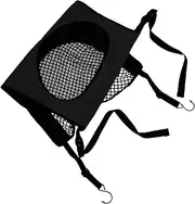 Toyvian Creative Nylon Car Pet Barrier Mesh Cover Auto Backseat Guard for Dogs Easy to Install Lightweight Compact Durable Keeps Pets Safe Vehicle