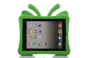 Butterfly Soft Silicone Tablet Case 9.7 inch For iPad 2/3/4-Green