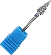 WRITWAA Nail Drill Bit for Manicure Tungsten Carbide Cuticle Cleaner Umbrella Shape Durable Nail Grinding Head for Nails Compatible with Electric Nail Drills for