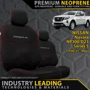 Nissan Navara NP300 Series 5 Premium Neoprene 2x Front Seat Covers (Available)