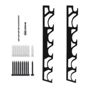 Wall Mounted Fishing Rod Holder Pole Holder Space Saving Horizontal Fishing Rod